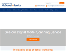 Tablet Screenshot of mcdowell-service.com